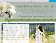 Tablet Screenshot of naturopathe-provence.com